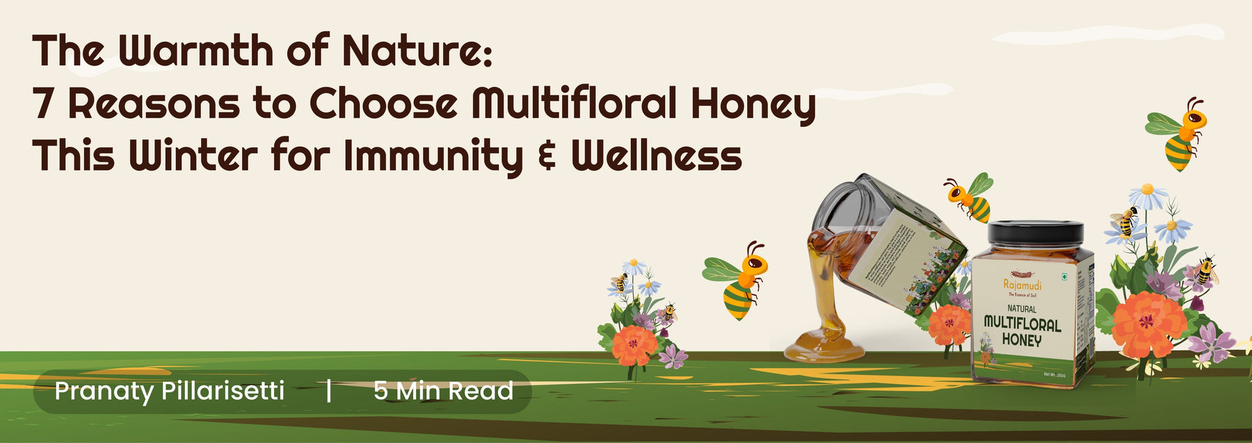 The Warmth of Nature: 7 Reasons to Choose Multifloral Honey This Winter for Immunity & Wellness