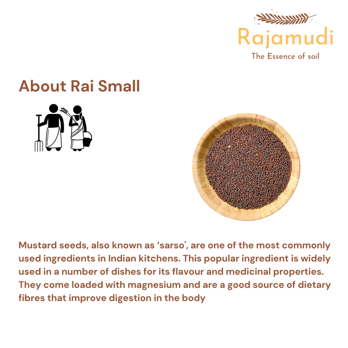 Rajamudi Organic Rai / Mustard (Small)