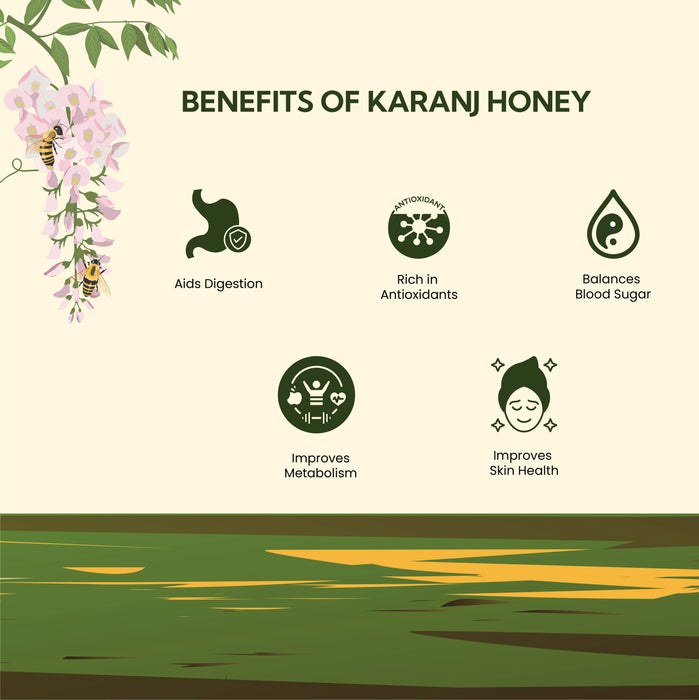 Benefits of Natural Karanj Honey