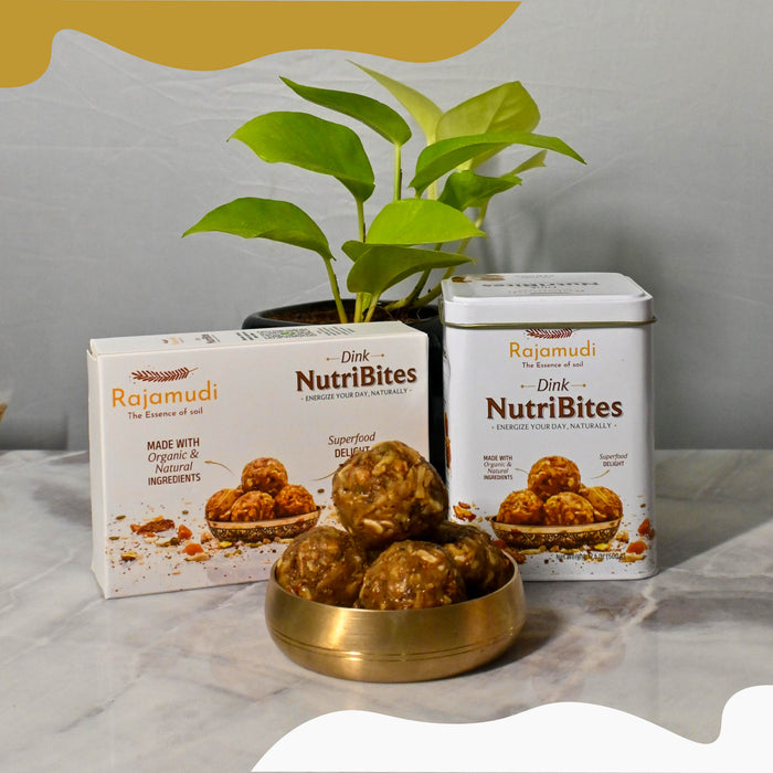 Rajamudi Dink Nutribites, Superfood, Healthy snacks, Sugarfree laddu, laddoo, sugarfree laddoo, ladoo, organic snacks, powder food, food for pregnant ladies, food for gym