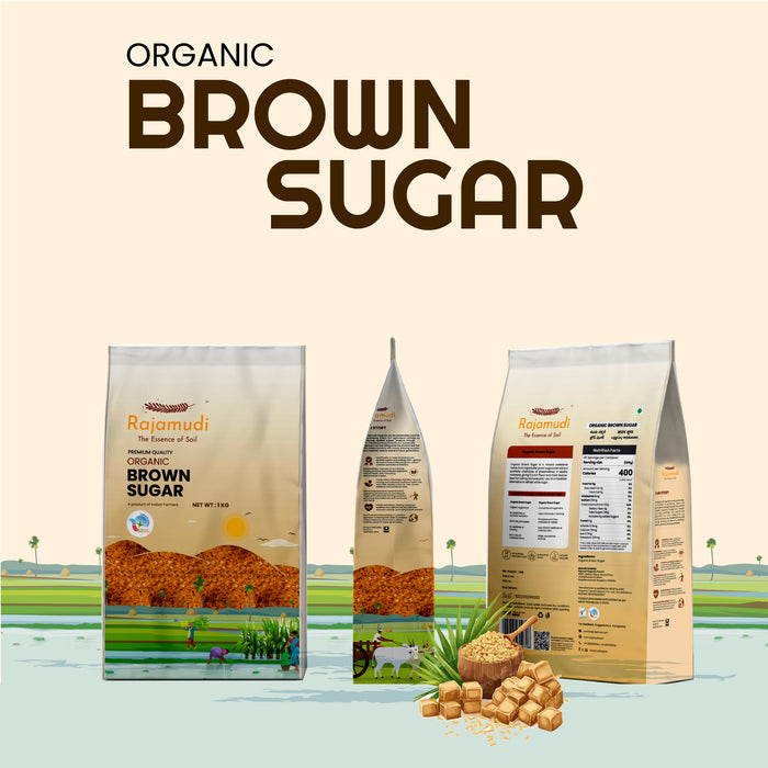 Organic Brown Sugar | Sulphurless Sugar - Rajamudi Organics