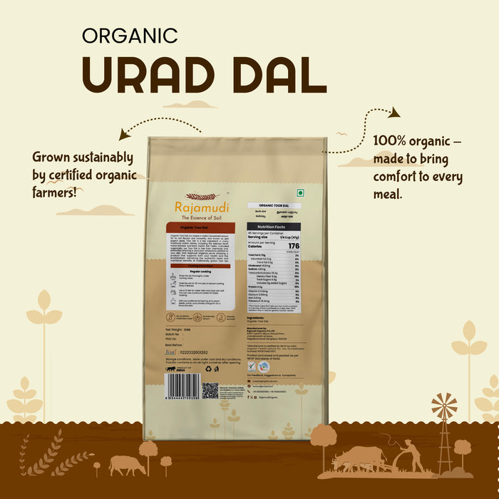 nutrition information of urad dal