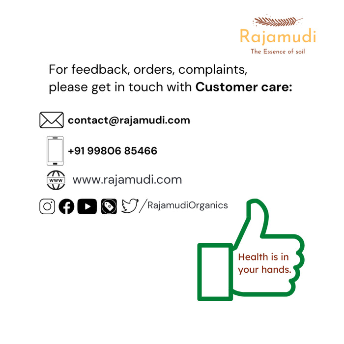 Organic Sharbati Wheat Flour by Rajamudi Organics