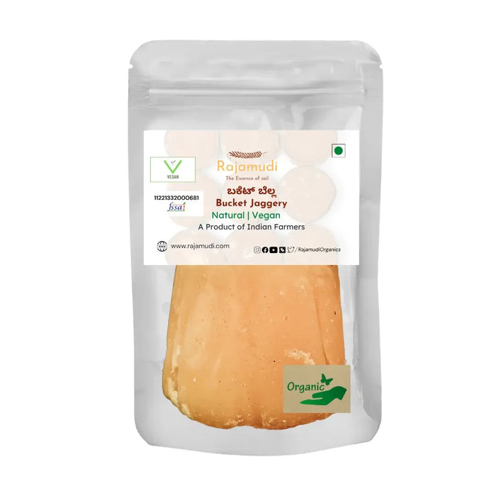 Rajamudi organic bucket Jaggery | Rajamudi Organics