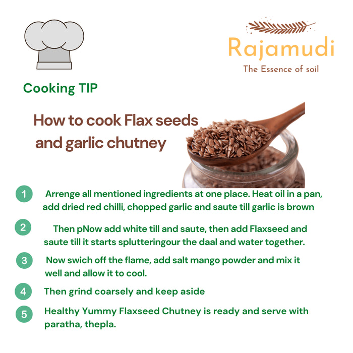 Rajamudi Organic Javas/Flax Seeds