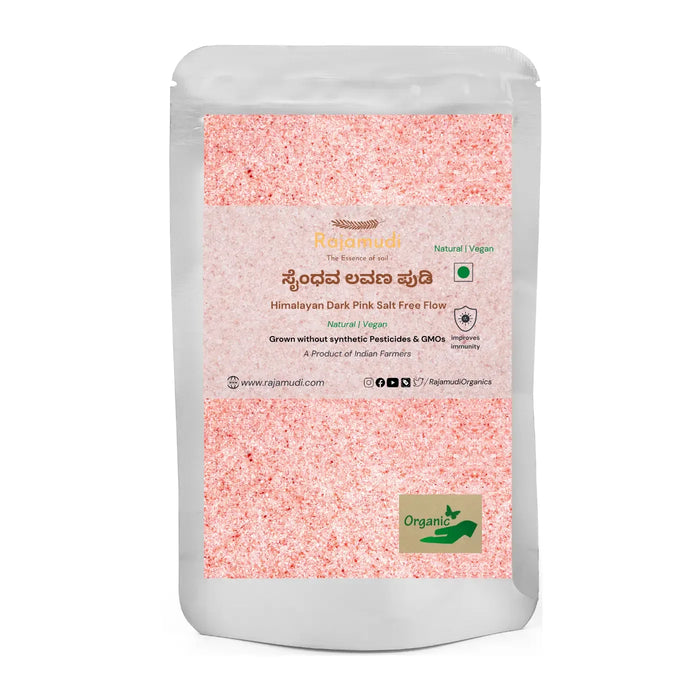 Purest Himalayan Rock Salt Free Flow: Nature's Salt Symphony (Sendha Namak)