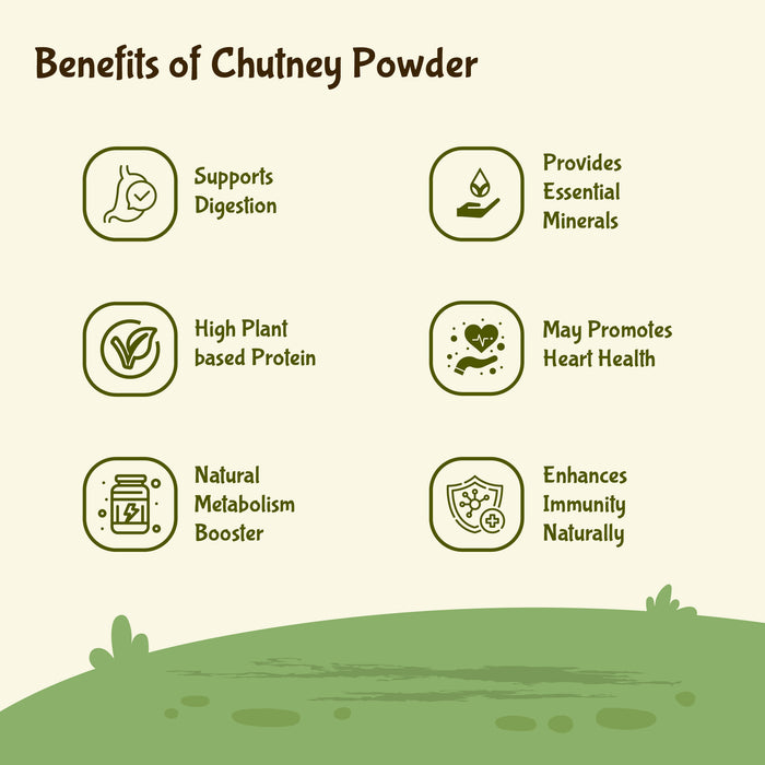 Organic Groundnut Chutney Powder – South Indian Style | Rajamudi Organics