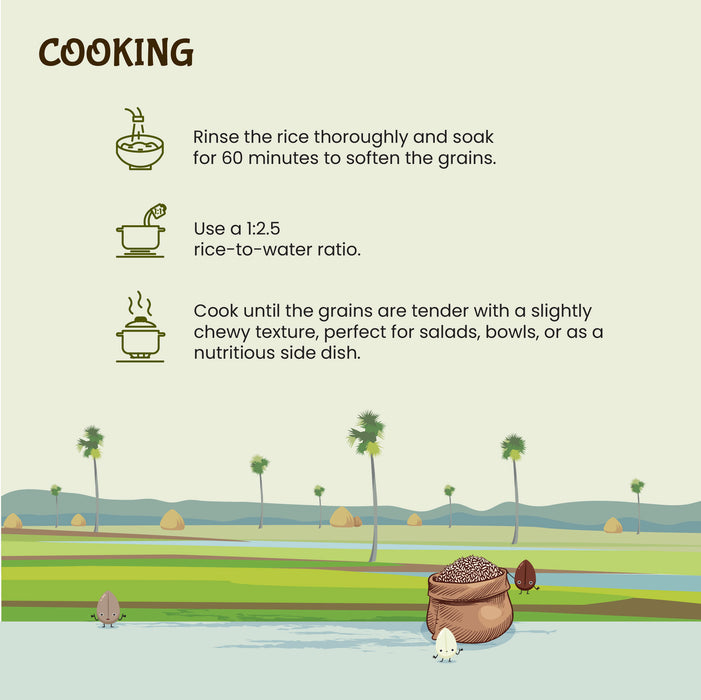 ORGANIC Kerala Red Rice [UnPolished] | Palakkad Matta Rice - Rajamudi Organics