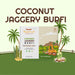 coconut jaggery burfi
