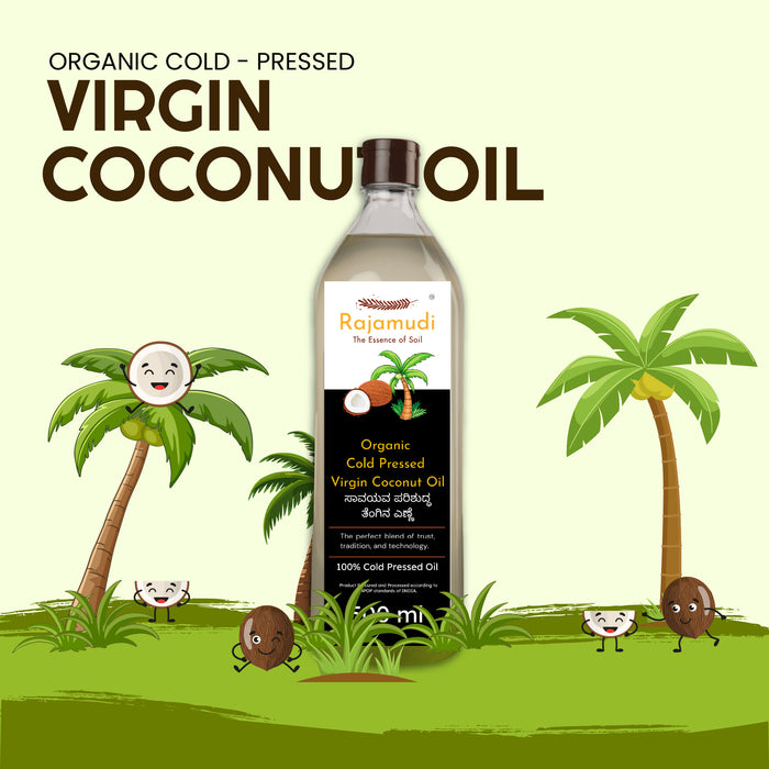 Organic Cold-Pressed Virgin Coconut Oil | Rajamudi Organics