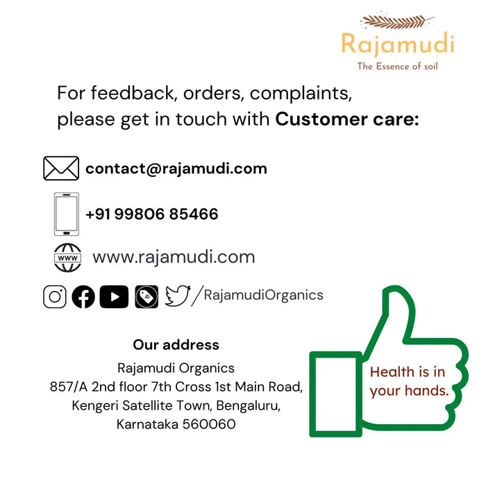 Organic Channa Dal  /Split Bengal Gram By Rajamudi organics